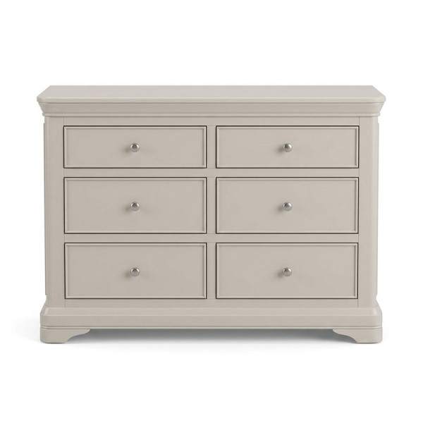 Cora 6 Drawer Chest Taupe